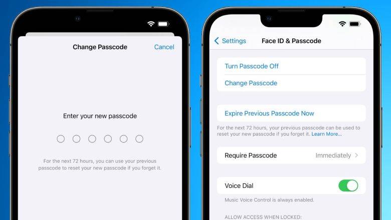 iOS 17 加入贴心小功能，改新密码后能在 72 小时内使用旧密码重置