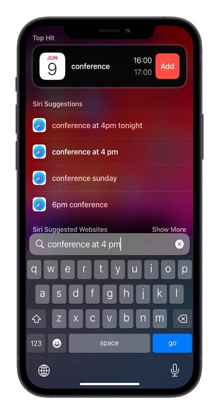 iOS 17 的 Spotlight 支持自然语言，还能直接调整 iPhone 设置更方便