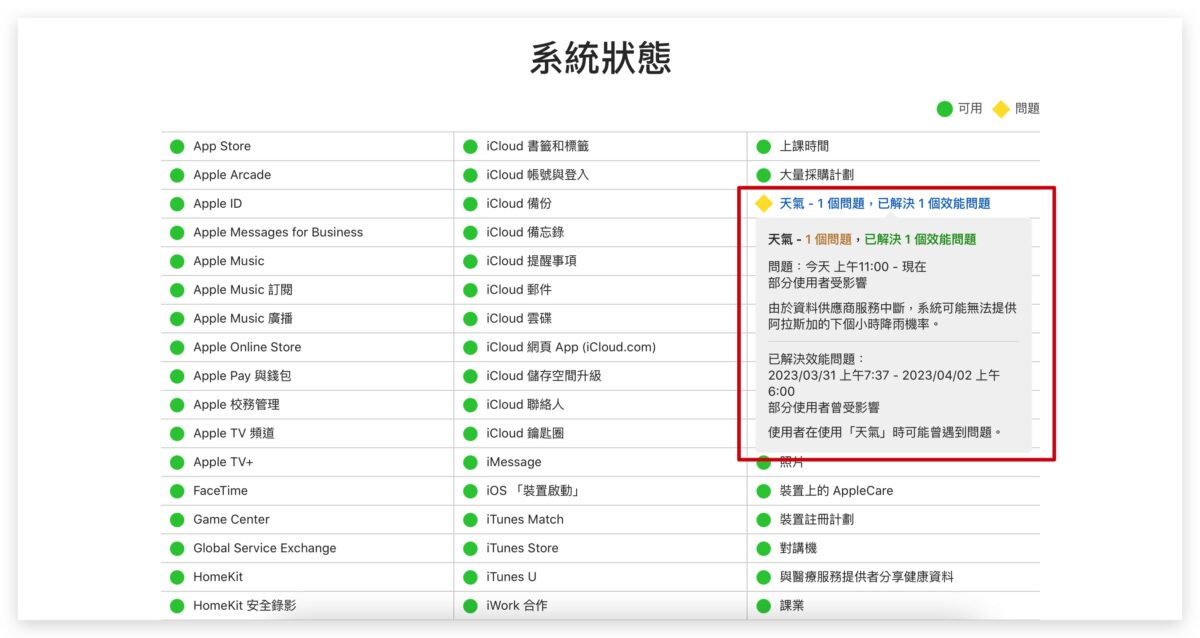 iOS 16.4 天气无法显示，App、Widget 都遭殃，原因说明与解法汇整