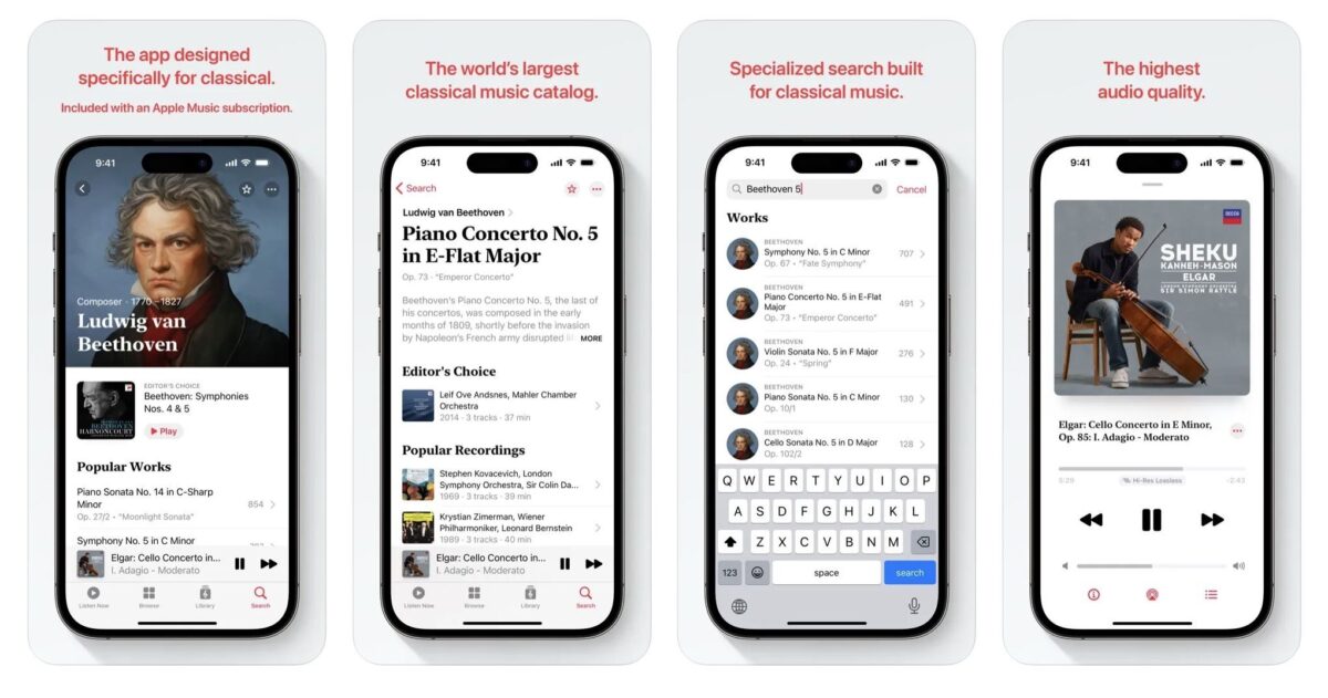 Apple Music Classical 将于 3/28 正式上线，但是有 4 种情况不能用