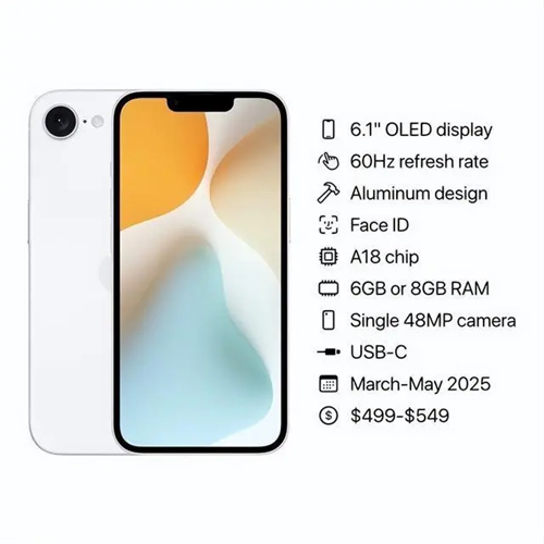 iPhone SE 4爆料汇总：苹果AI、自研5G、或将首次采用Face ID技术