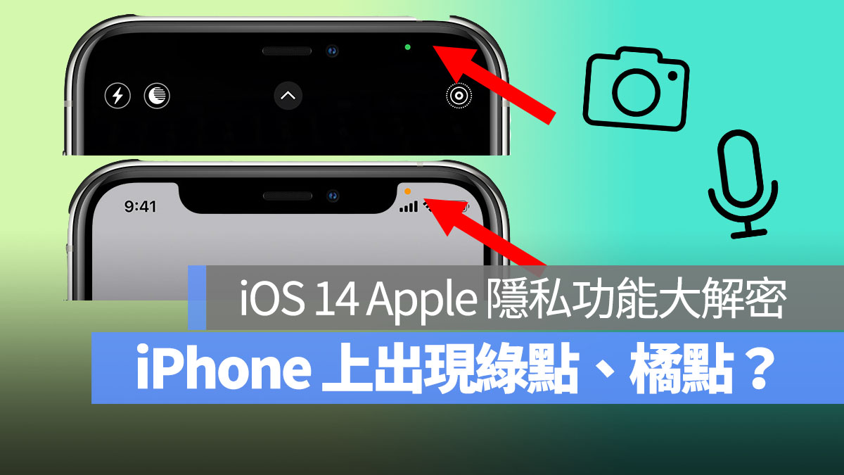 iPhone 上的绿点、橘点代表什么？Apple 隐私功能解密！