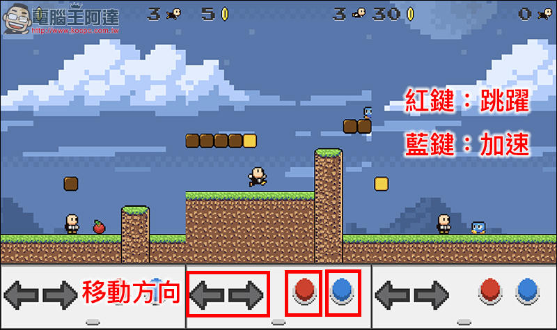 怀旧感十足的 8-bit 像素风格冒险游戏 Duper Bros!