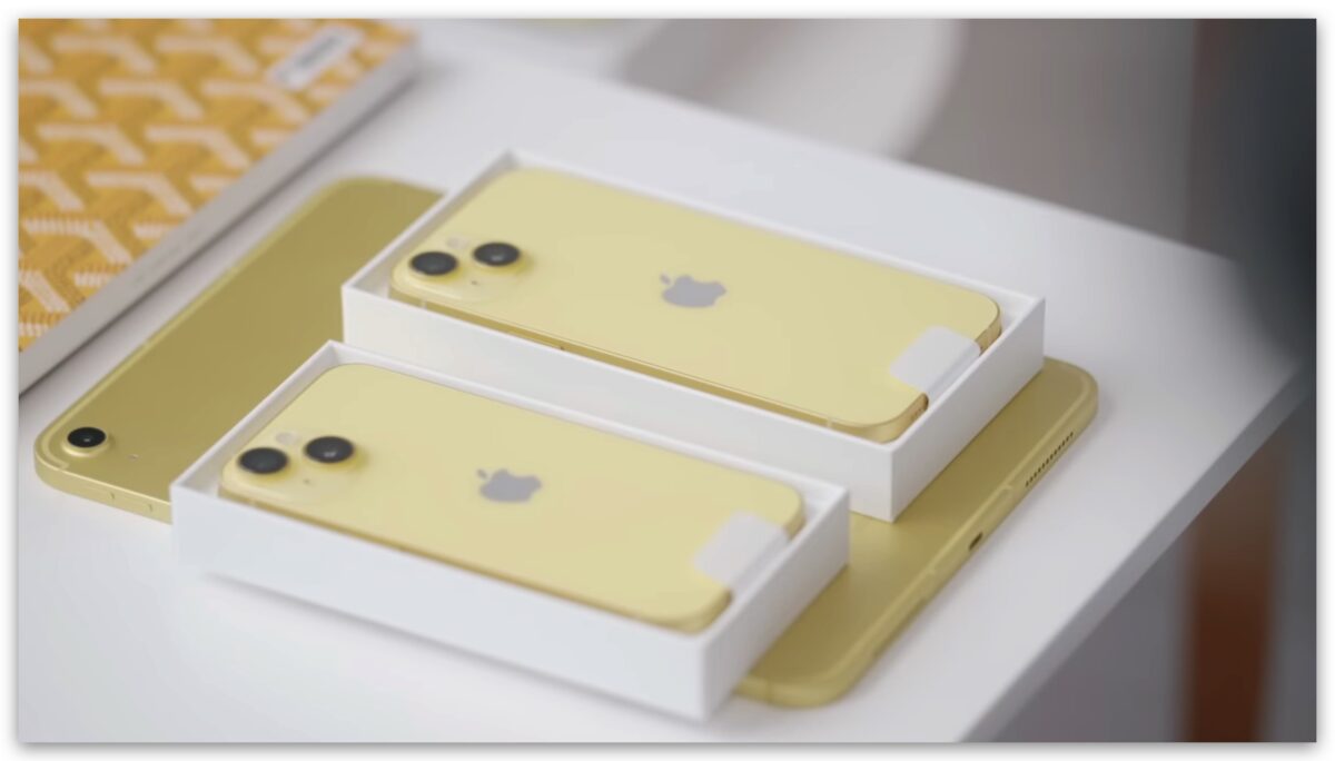 黄色 iPhone 14 开箱视频解禁了！国外网红分享新 iPhone 实机外观