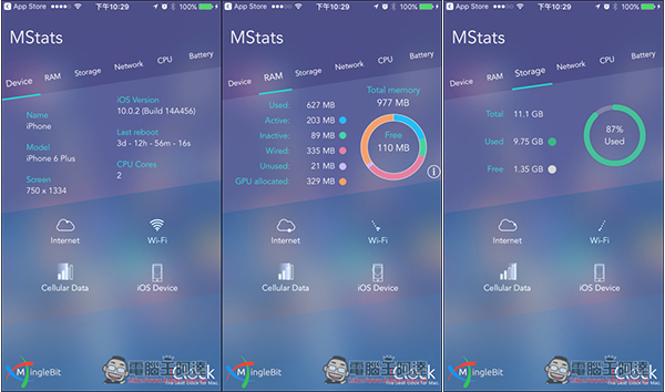 「MStats」所有iPhone、iPad系统资讯一次秀给你看！