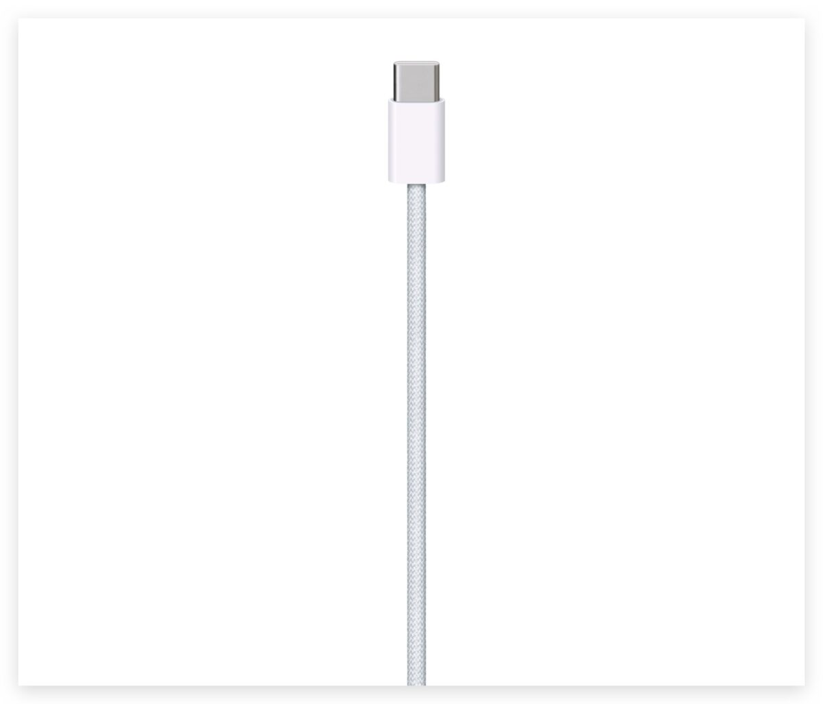 M2 iPad Pro 附赠的 USB-C 传输线升级为编织材质，也能另外单独购买