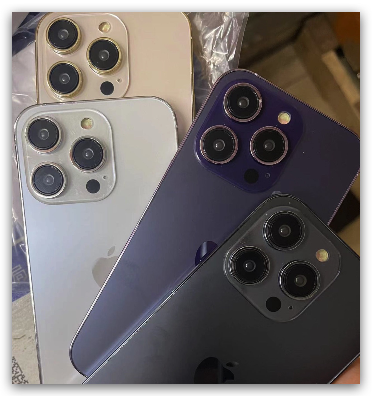 iPhone 14 Pro 全新紫色与蓝色长这样，另外 3 种颜色也曝光了